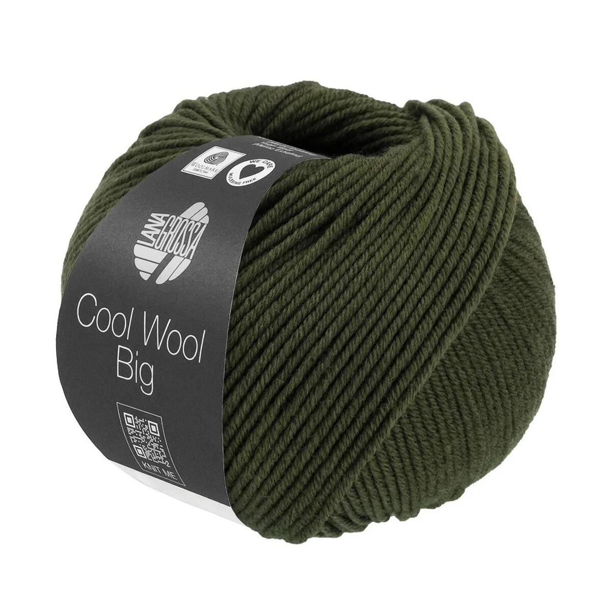 Lana Grossa - Cool Wool Big Melange 1695 lodengrün meliert