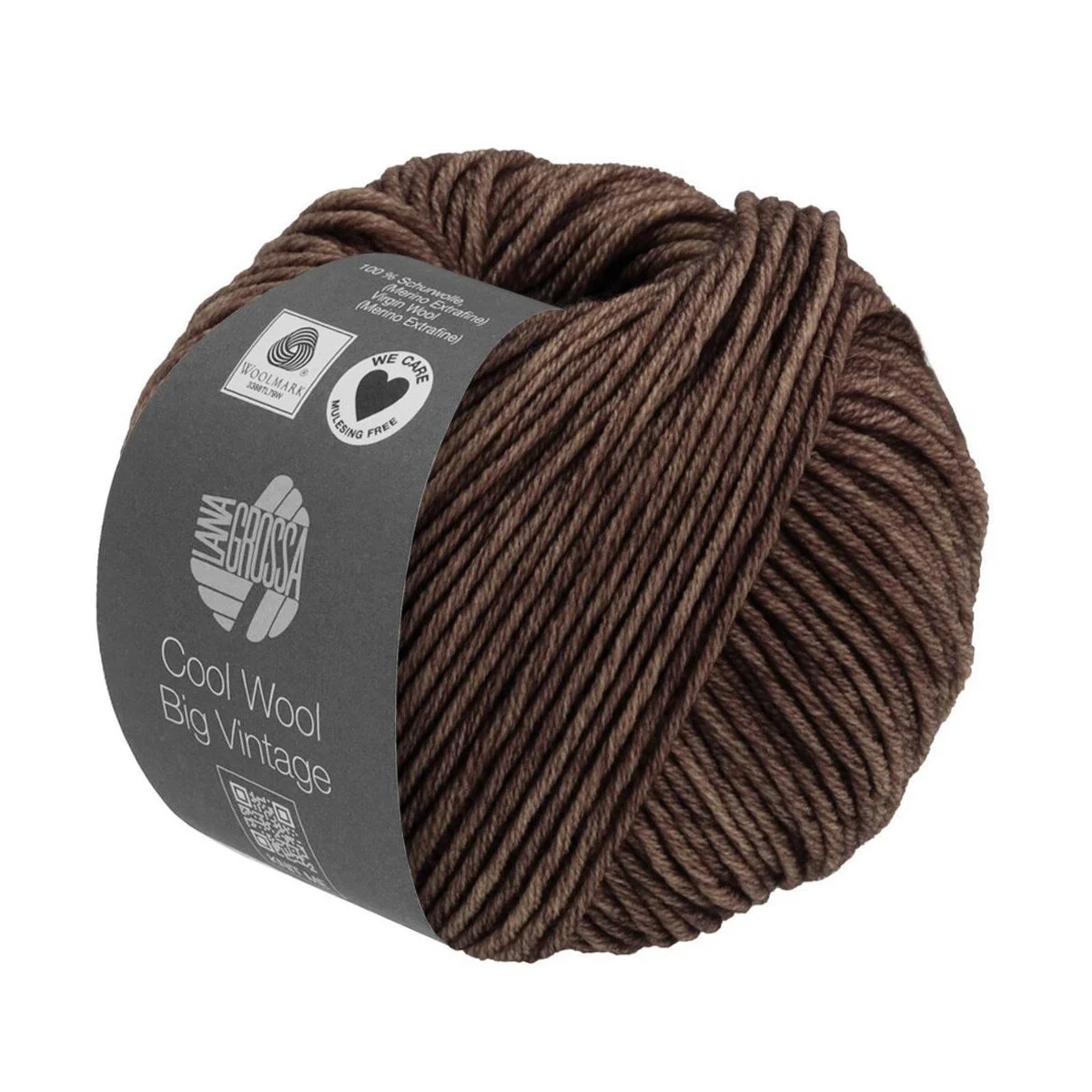 Lana Grossa - Cool Wool Big Vintage 7184 dunkelbraun