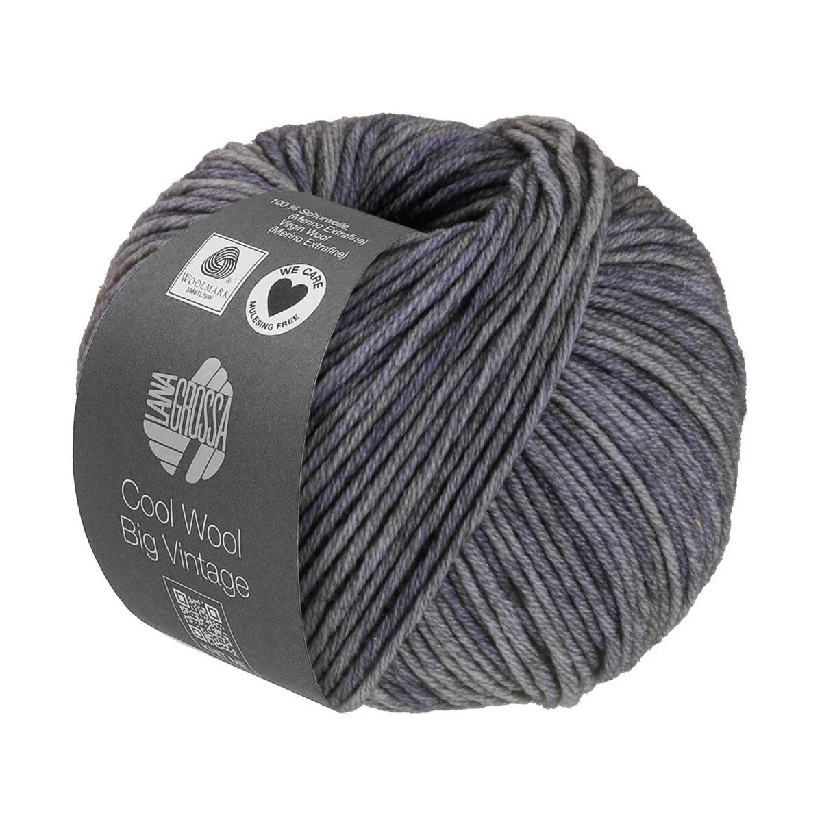 Lana Grossa - Cool Wool Big Vintage 7191 dunkelgrau
