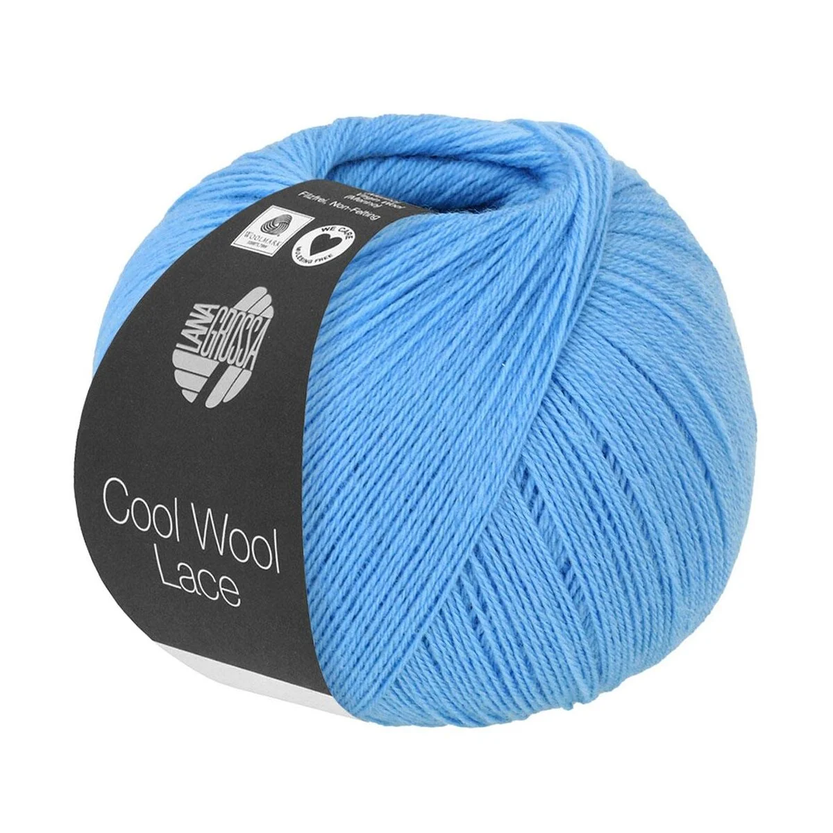 Lana Grossa - Cool Wool Lace 0048 azurblau