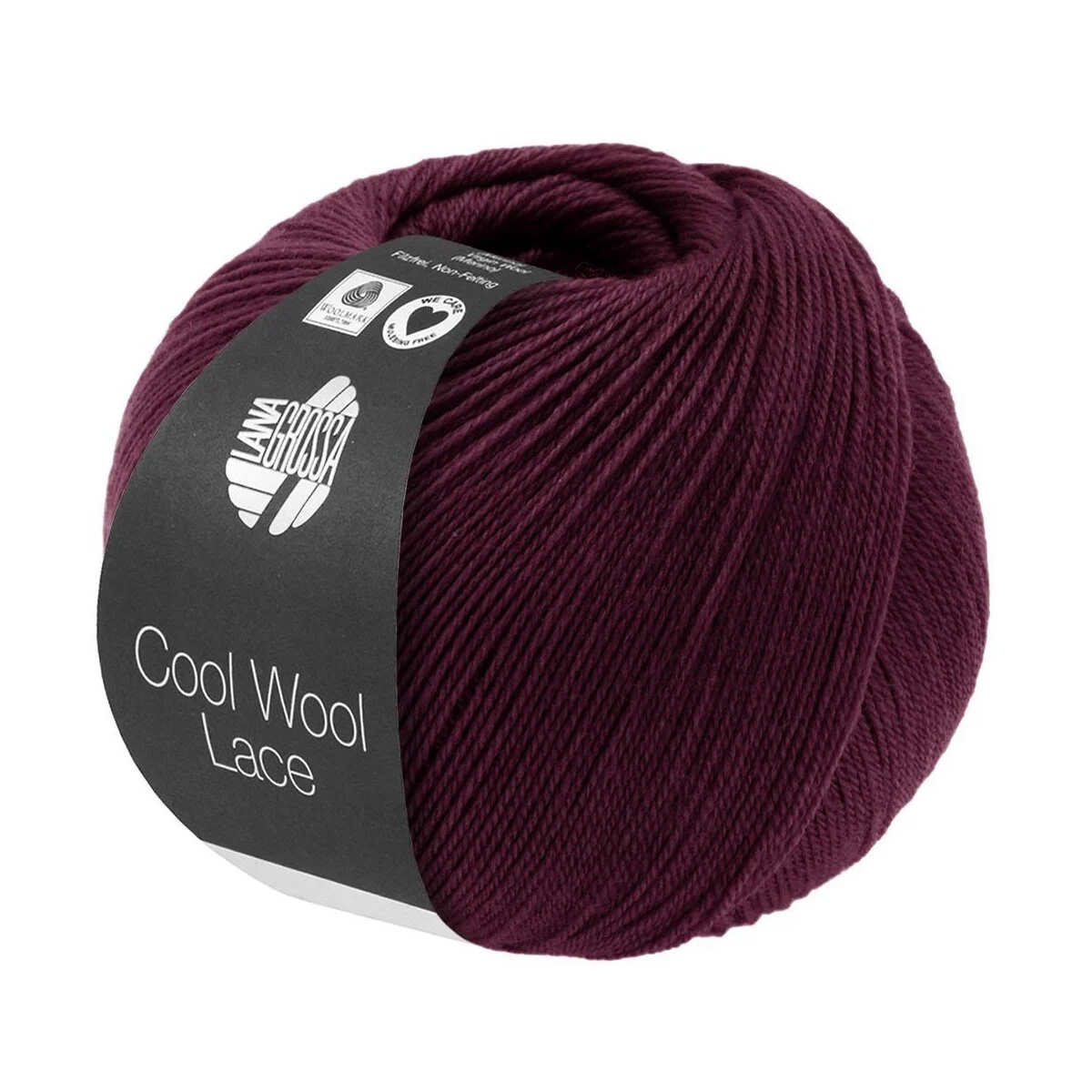 Lana Grossa - Cool Wool Lace 0059 burgund