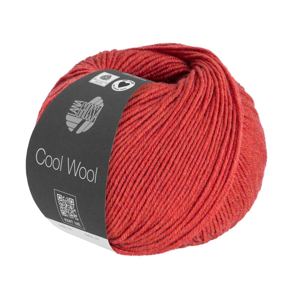 Lana Grossa - Cool Wool Melange 1428 rot meliert