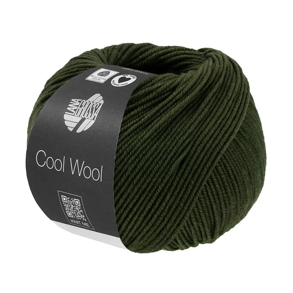 Lana Grossa - Cool Wool Melange 1495 lodengrün meliert