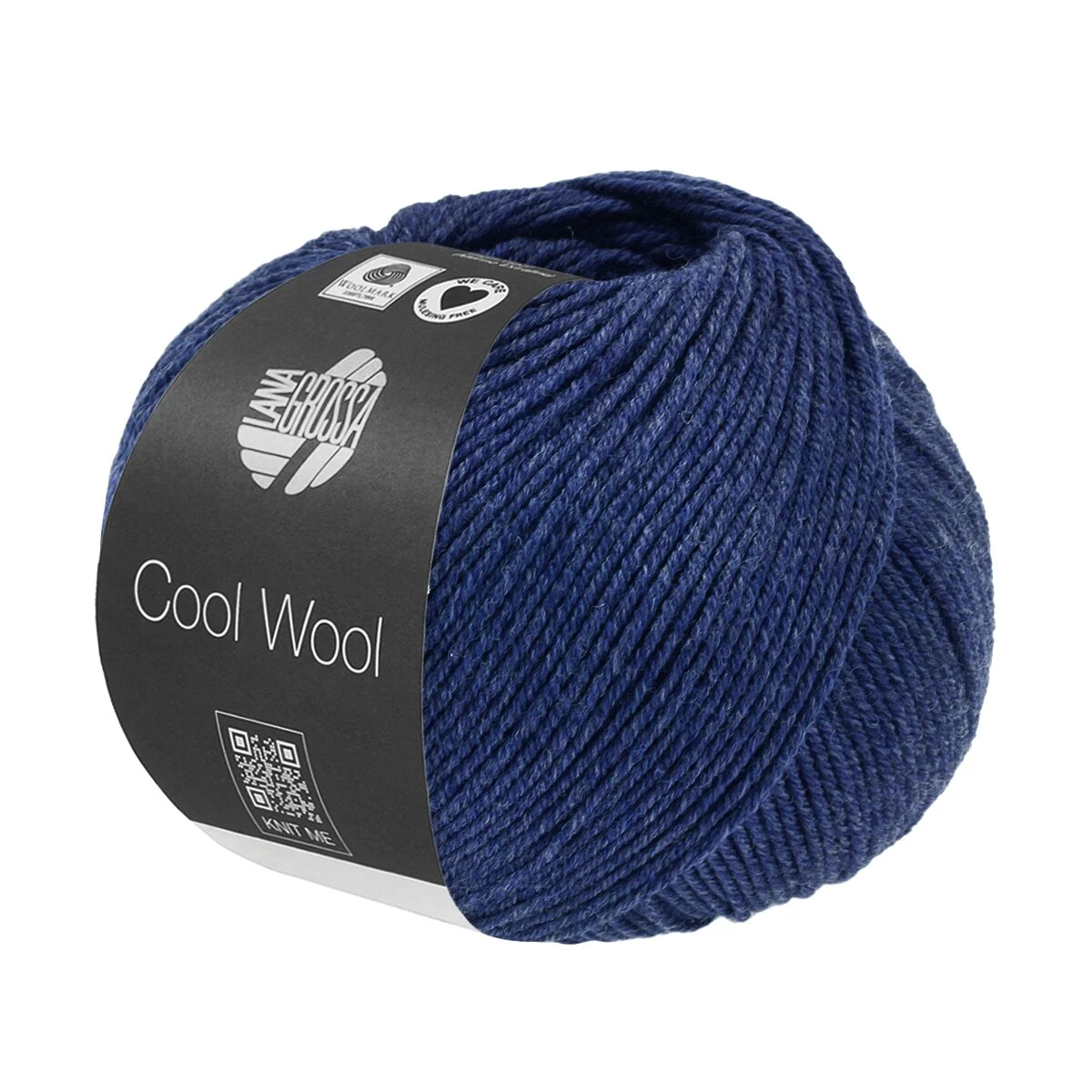 Lana Grossa - Cool Wool Melange 1504 dunkelblau meliert