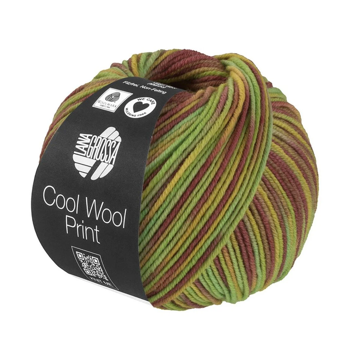 Lana Grossa - Cool Wool Print 0839 pistazie hellgrün senf mauve