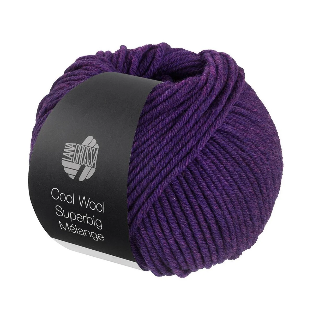 Lana Grossa - Cool Wool Superbig Melange 0204 violett meliert