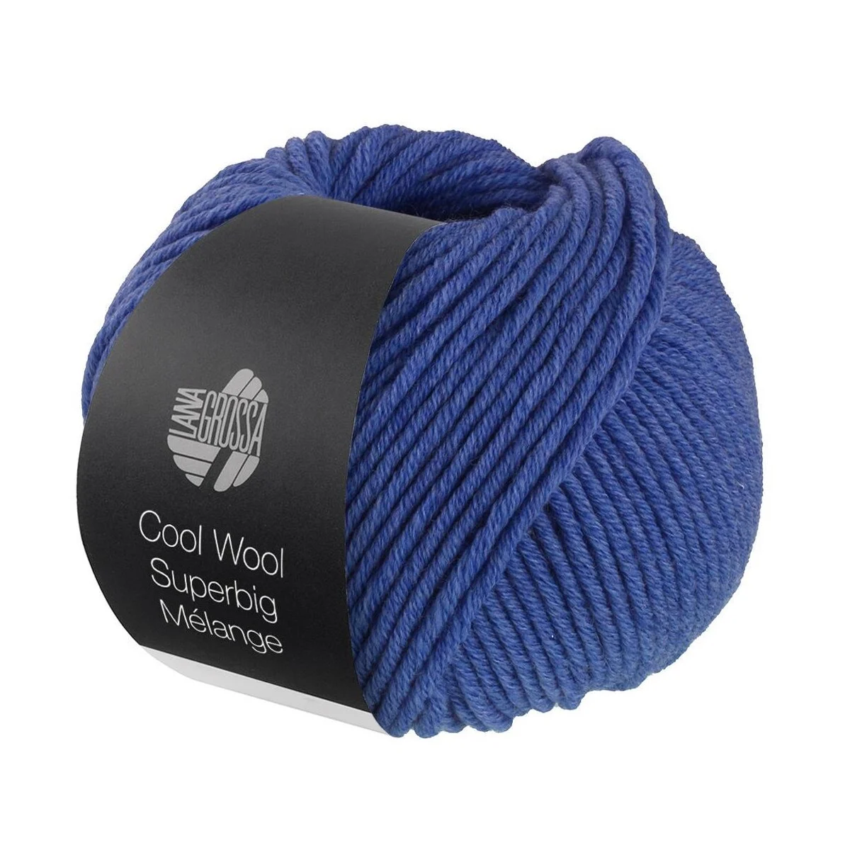 Lana Grossa - Cool Wool Superbig Melange 0207 blau meliert