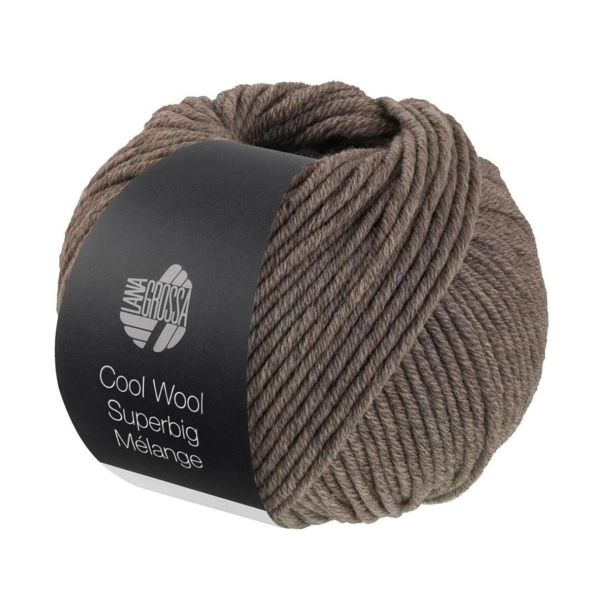 Lana Grossa - Cool Wool Superbig Melange 0213 taupe meliert