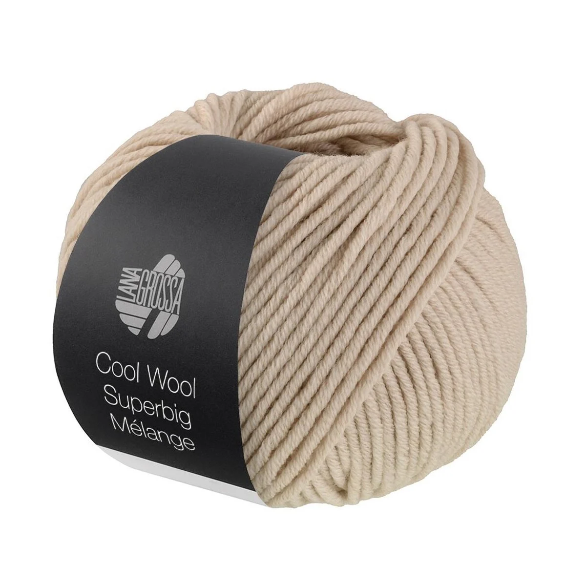 Lana Grossa - Cool Wool Superbig Melange 0214 beige meliert