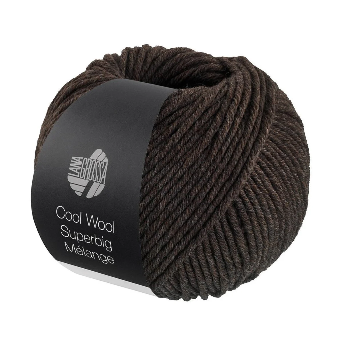 Lana Grossa - Cool Wool Superbig Melange 0219 graubraun meliert