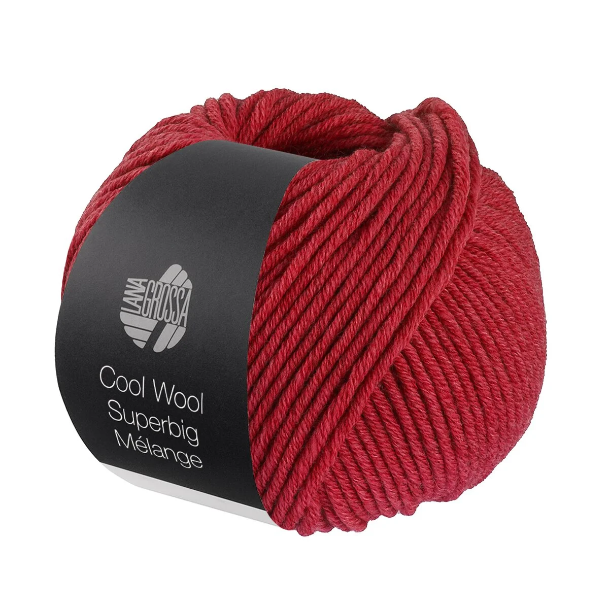 Lana Grossa - Cool Wool Superbig Melange 0223 kirschrot meliert