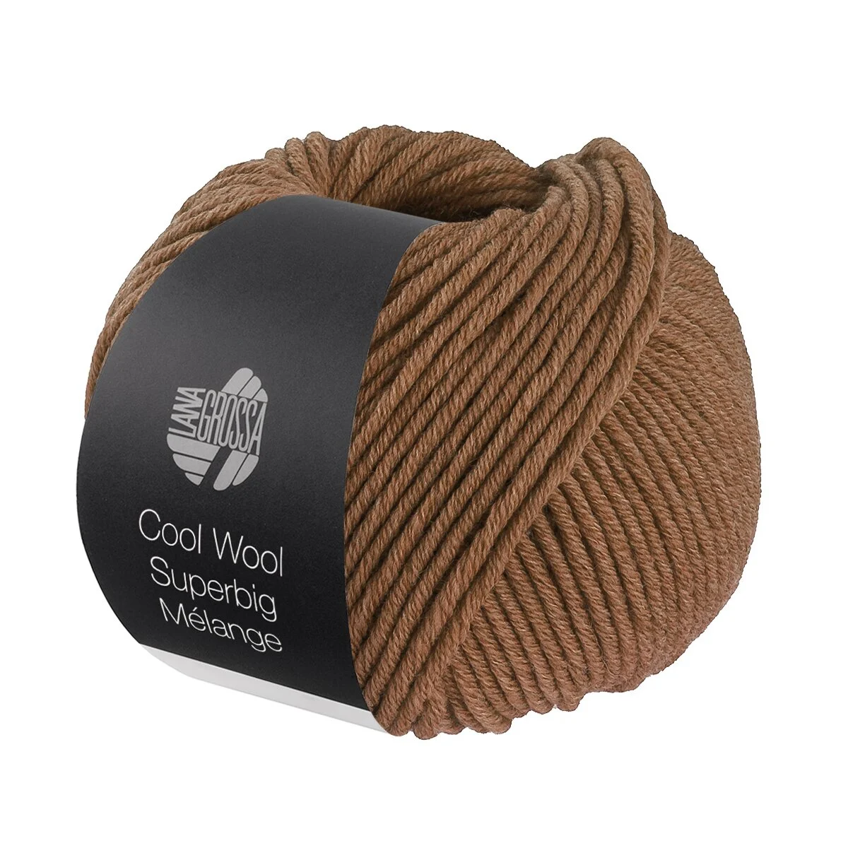 Lana Grossa - Cool Wool Superbig Melange 0229 nougat meliert