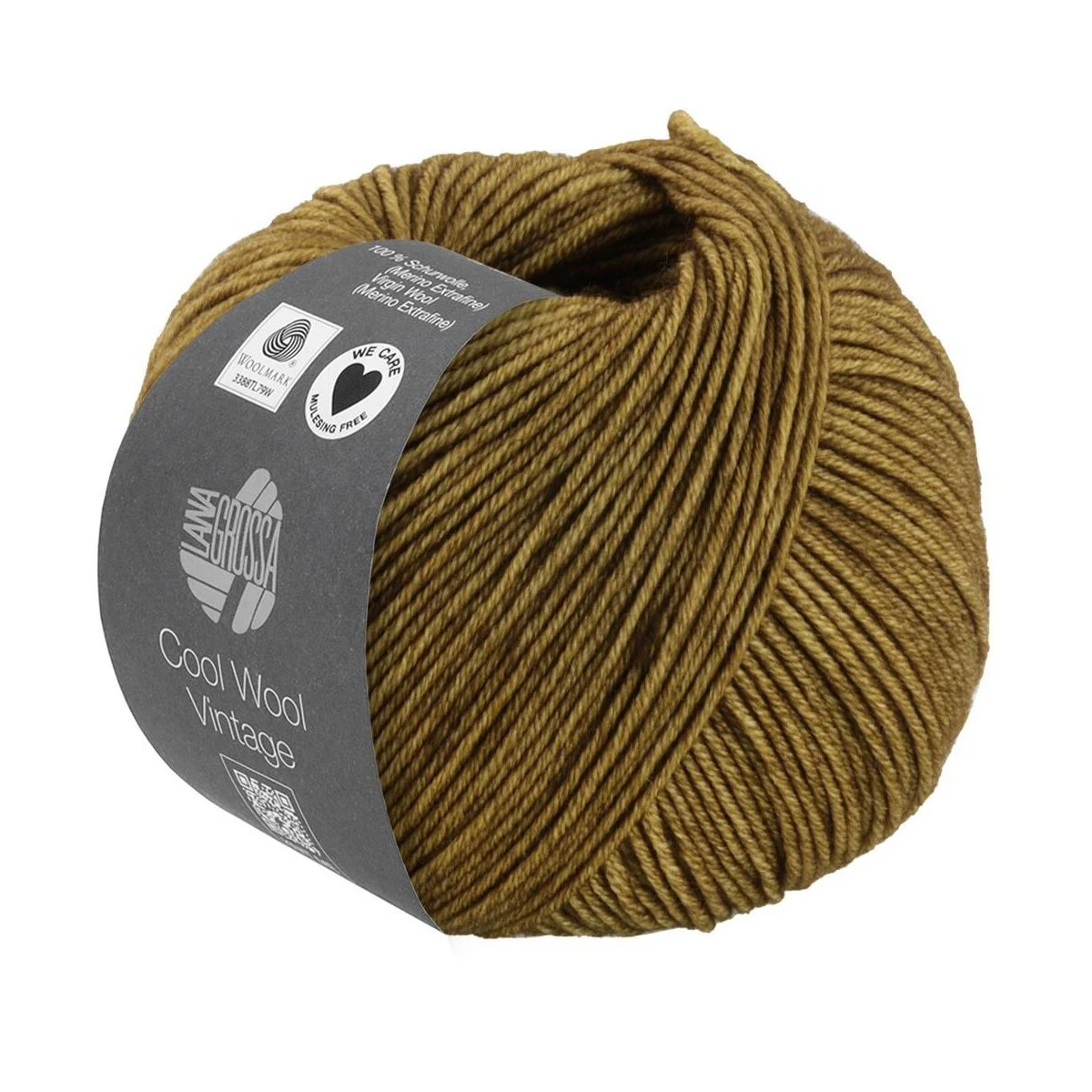 Lana Grossa - Cool Wool Vintage 7381 dunkeloliv