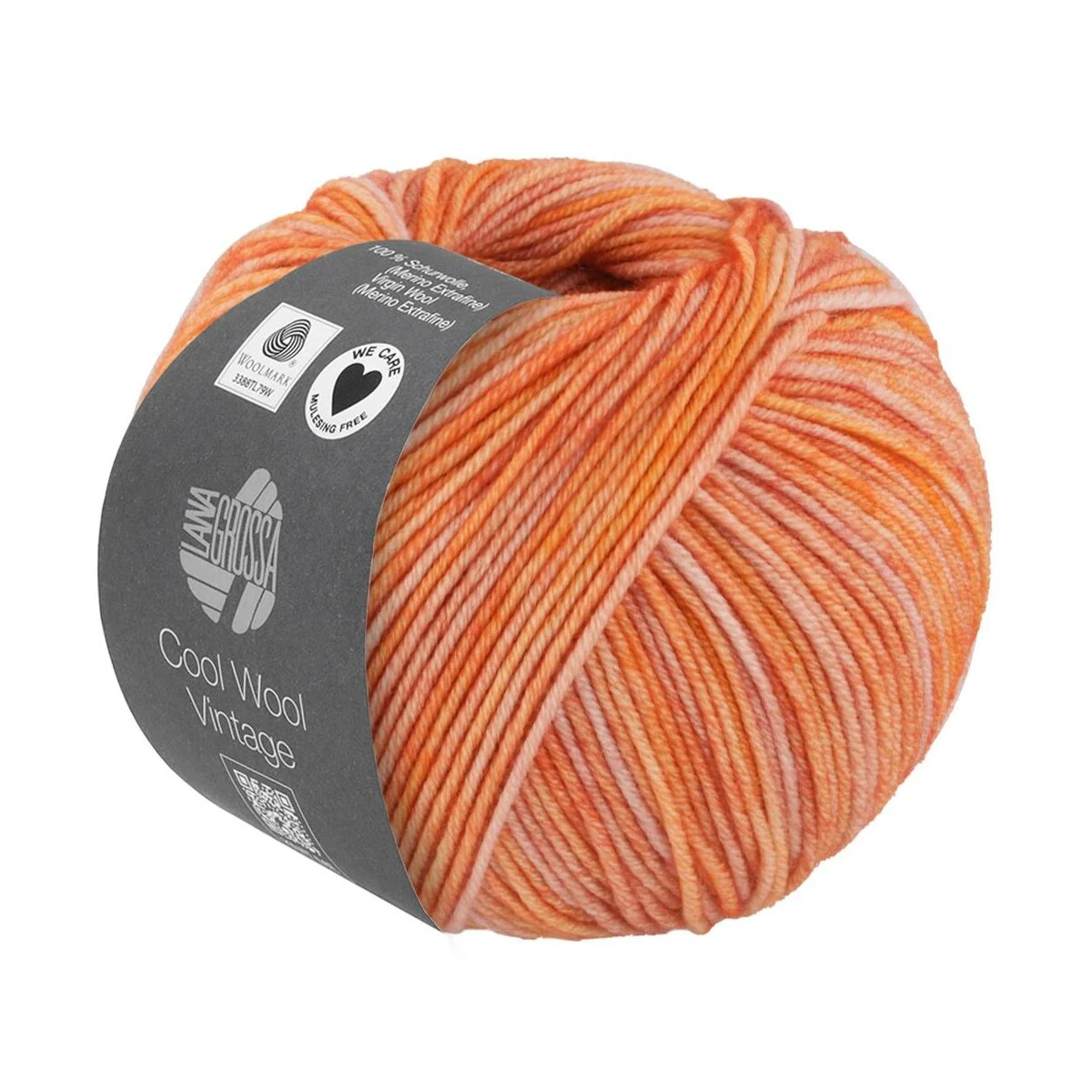 Lana Grossa - Cool Wool Vintage 7385 papayagelb
