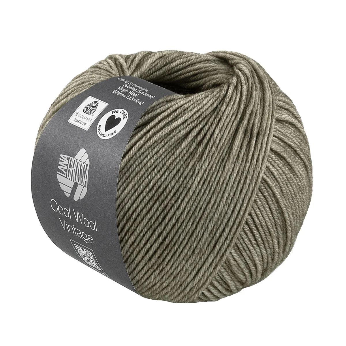 Lana Grossa - Cool Wool Vintage 7395 zementgrau