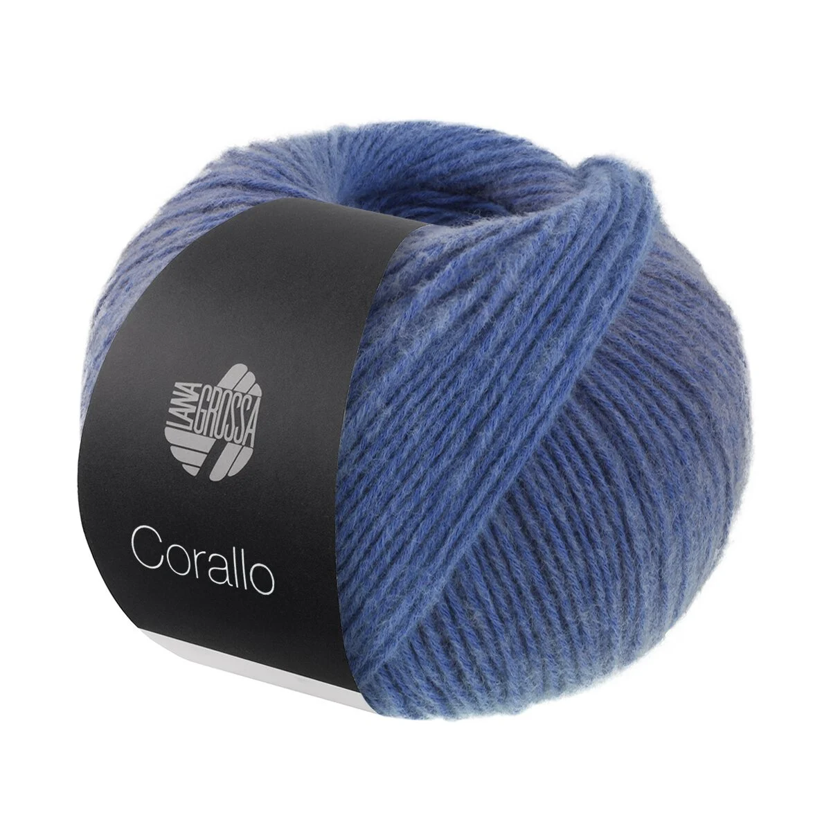 Lana Grossa - Corallo 0006 stahlblau graublau blau