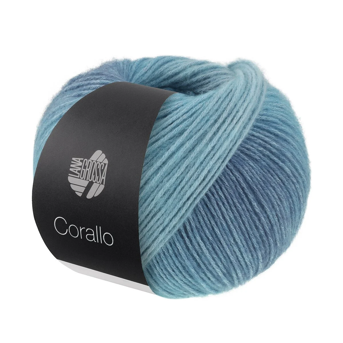 Lana Grossa - Corallo 0007 helltürkis türkis jeans