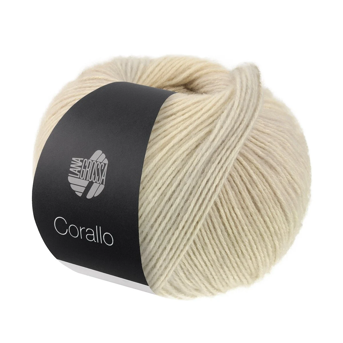 Lana Grossa - Corallo 0010 beige grege rohweiß