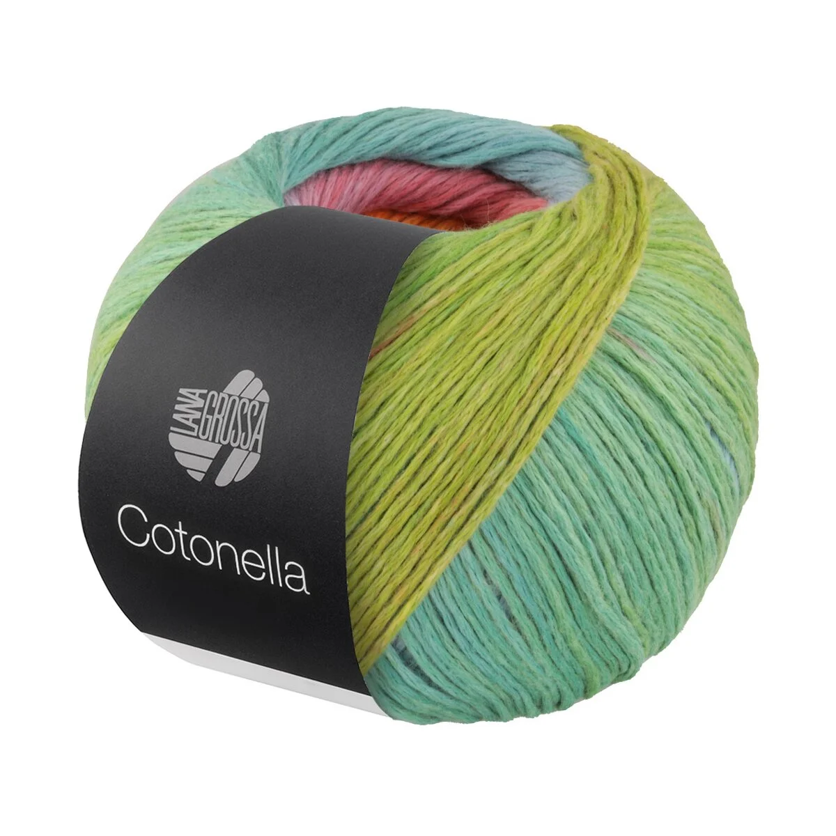 Lana Grossa - Cotonella 0011 flieder hellblau türkisgrün senf tomate himbeer orange lachs