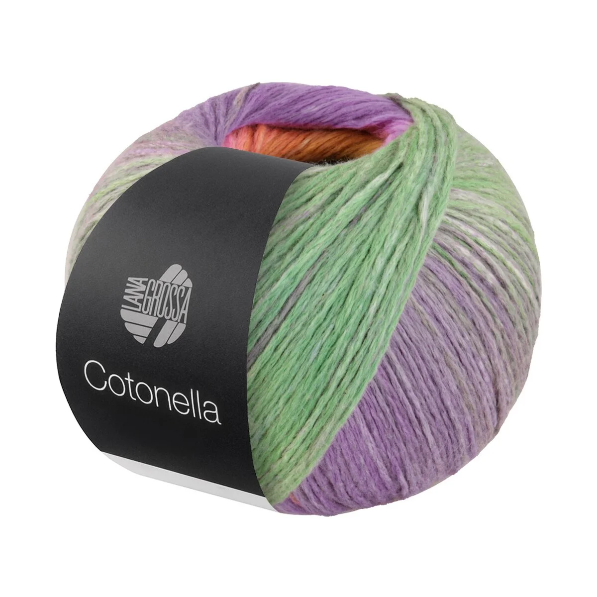 Lana Grossa - Cotonella 0012 himmelblau salbeigrün türkis gelb orange pink violett