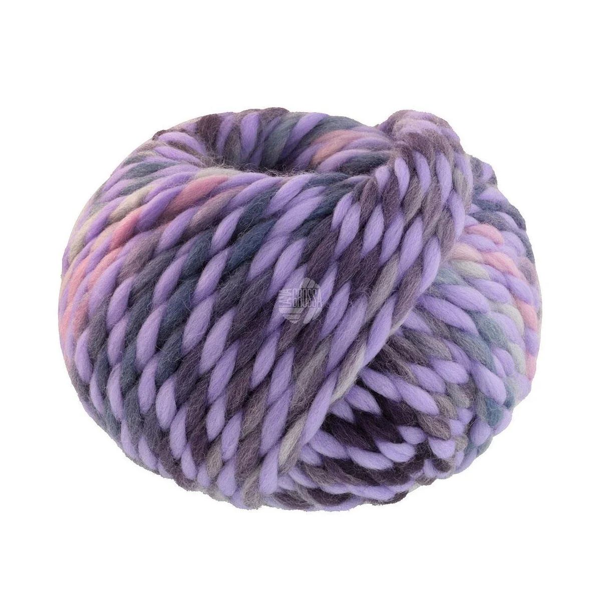 Lana Grossa - Dolce 0007 lila fliederrosa aubergine blaugrau