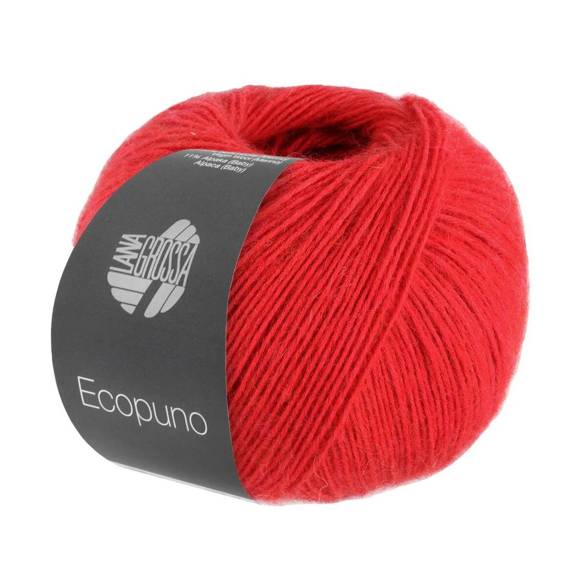 Lana Grossa - Ecopuno 0100 rot