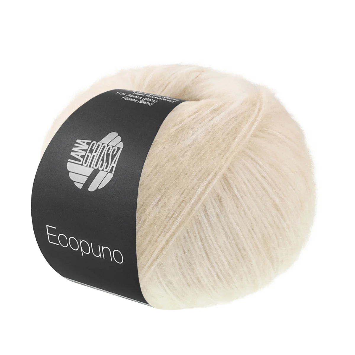 Lana Grossa - Ecopuno Sfumato 0701 rohweiß beige