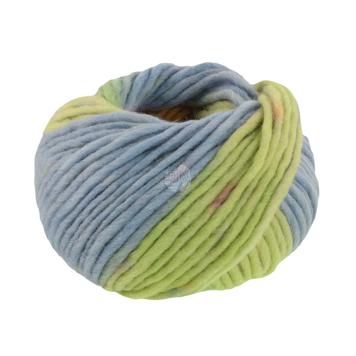 Lana Grossa - Feltro Arco 0443 limette himmelblau mint goldgelb orchidee