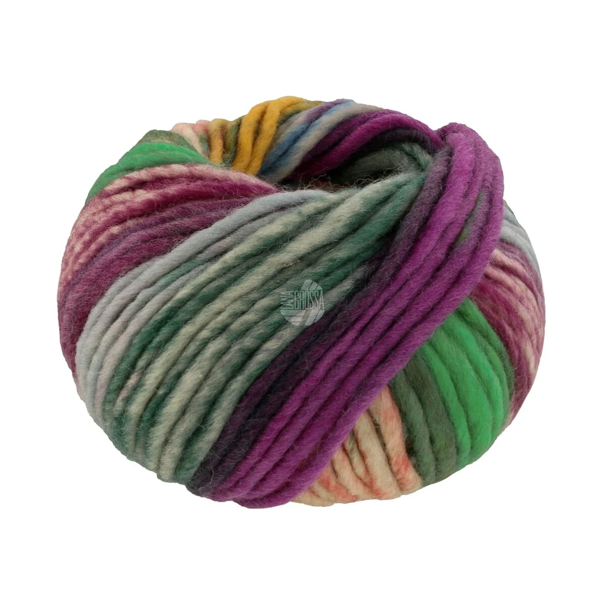 Lana Grossa - Feltro Bosco 0722 gelb lachs smaragd brombeer grüngrau rotviolett jeans