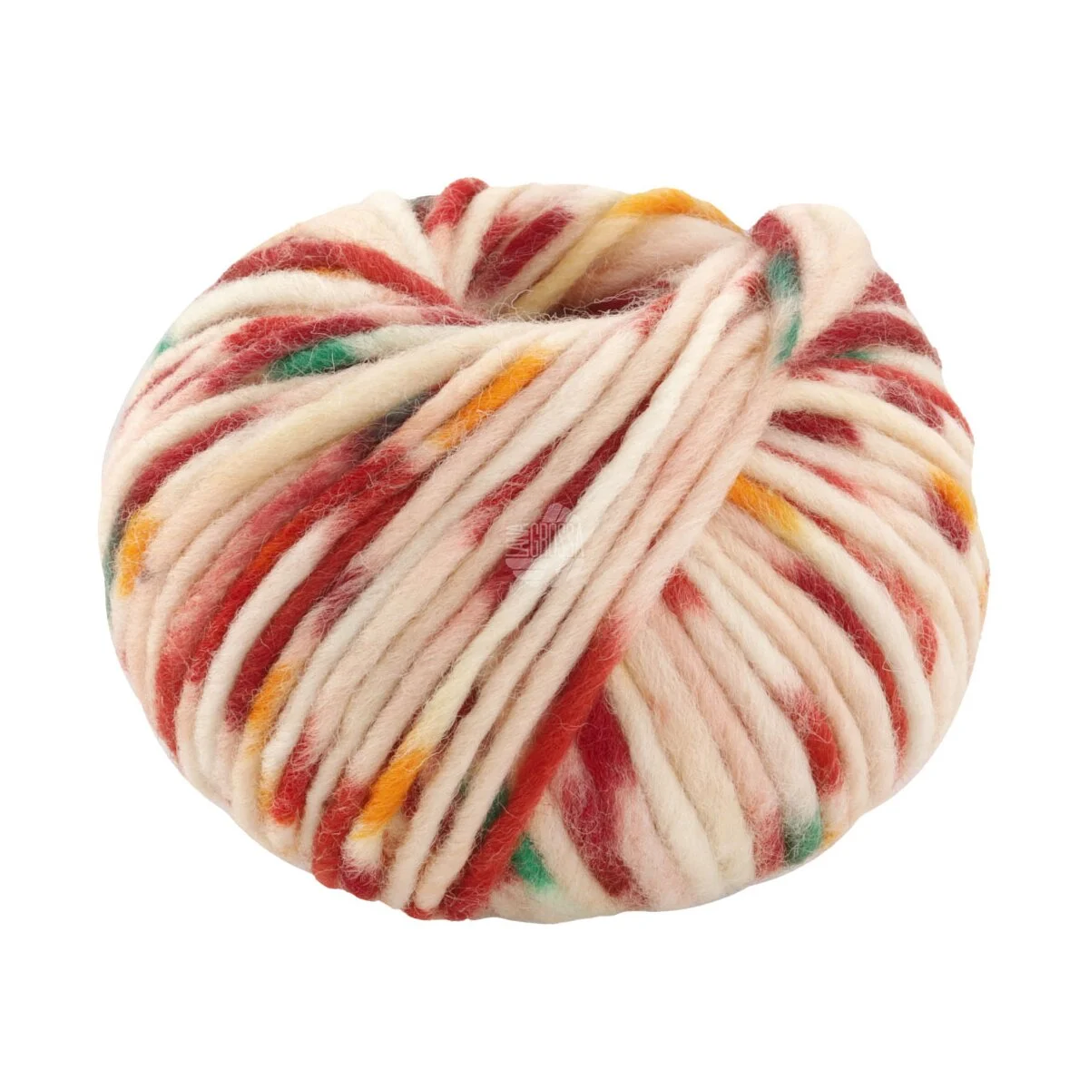 Lana Grossa - Feltro Macchiato 0541 creme rost orange schokobraun