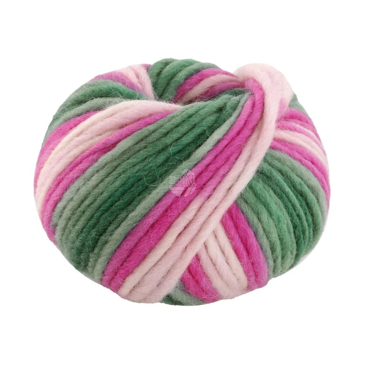 Lana Grossa - Feltro Print 1308 pastelltürkis türkis flieder fuchsia