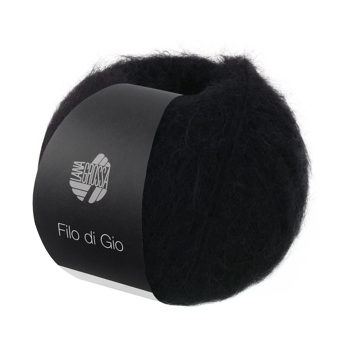Lana Grossa - Filo di Gio 0008 schwarz