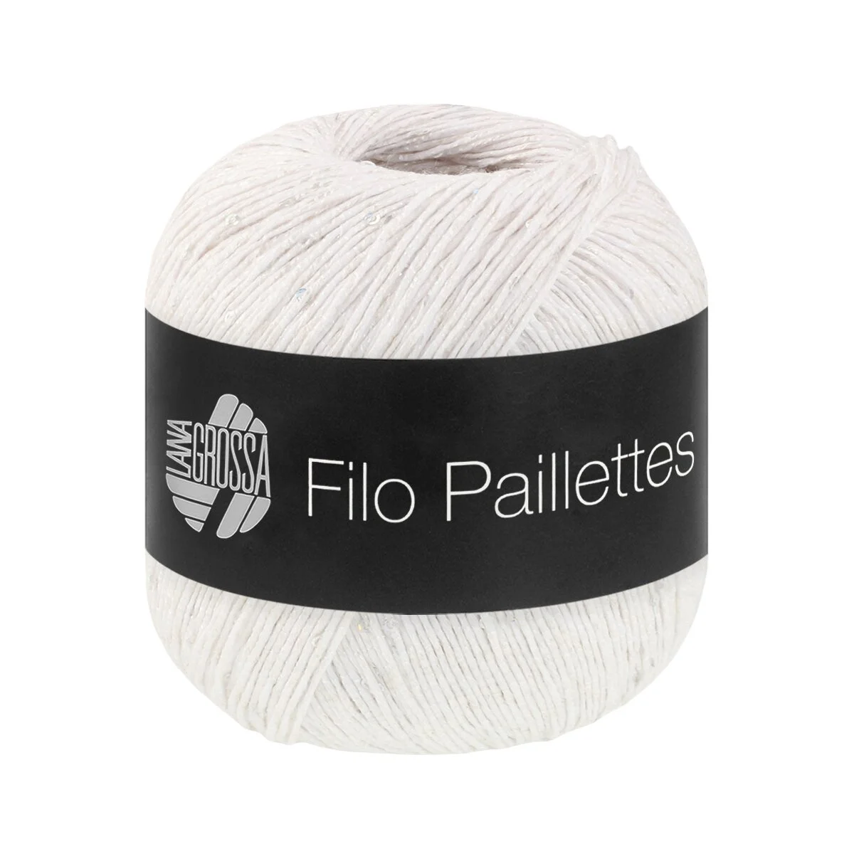 Lana Grossa - Filo Paillettes 0001 weiß