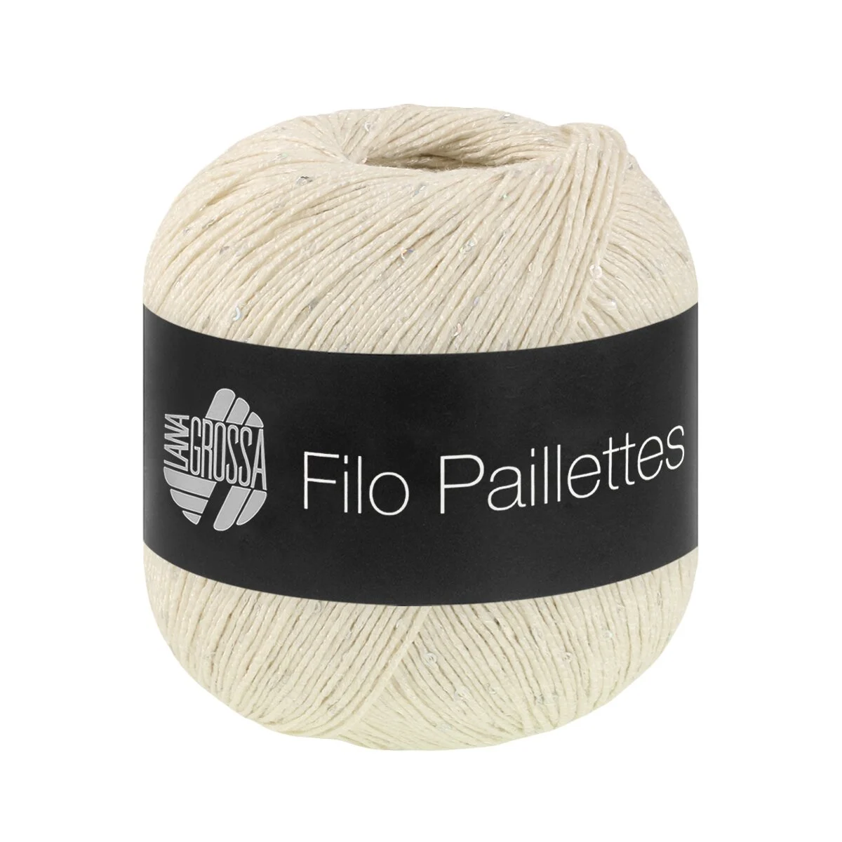 Lana Grossa - Filo Paillettes 0002 creme
