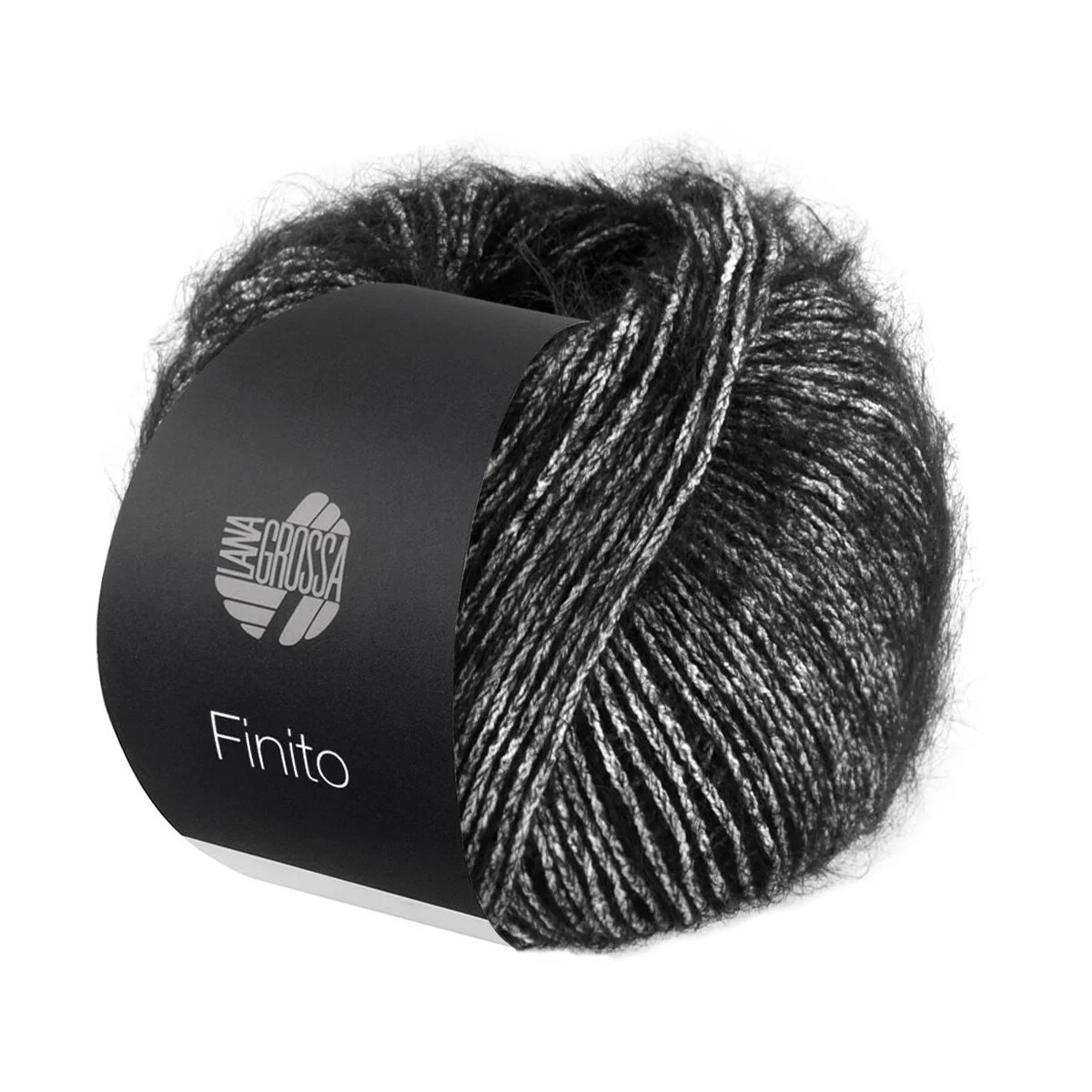 Lana Grossa - Finito 0016 schwarz creme