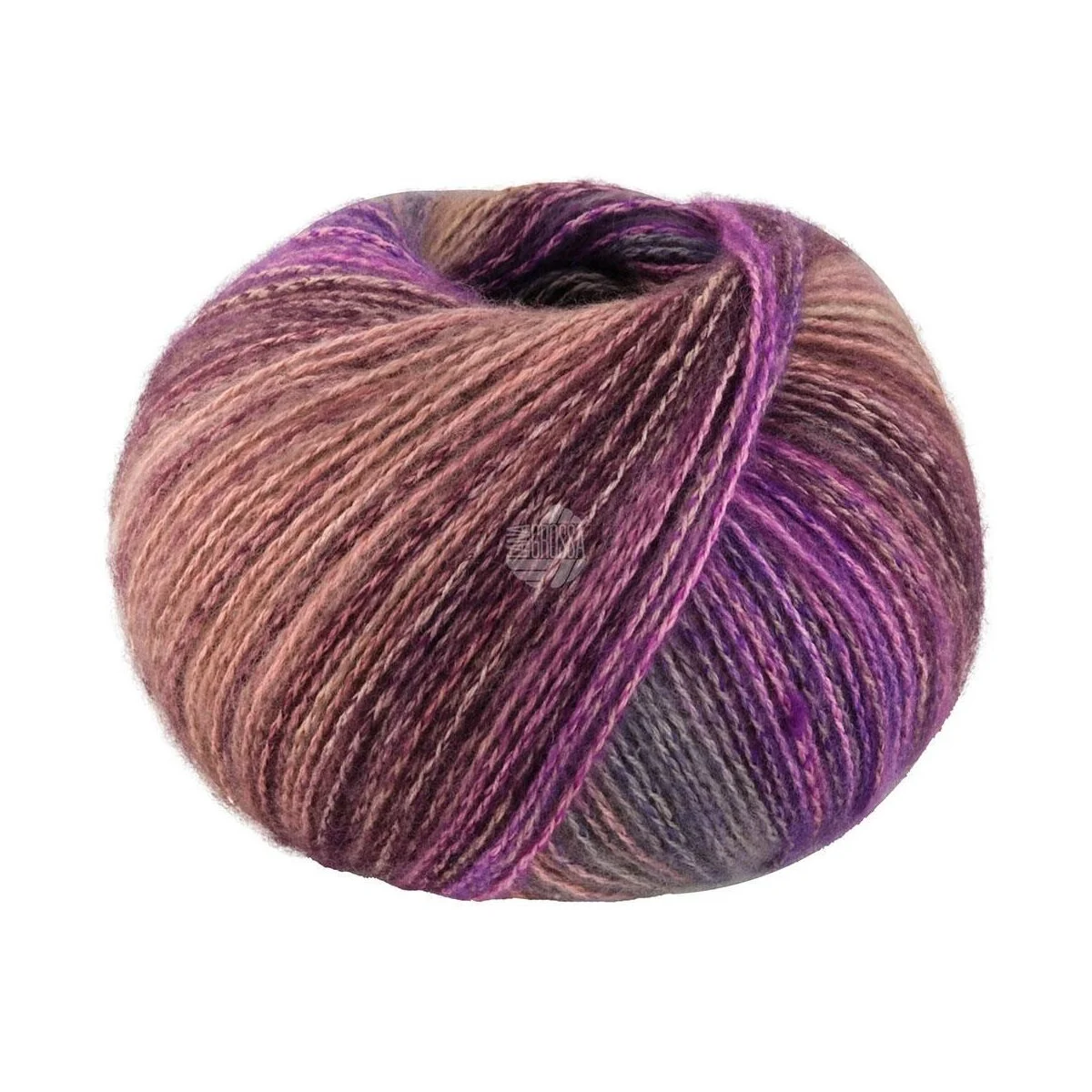 Lana Grossa - Gianna 0003 violett burgund grau flieder graublau camel