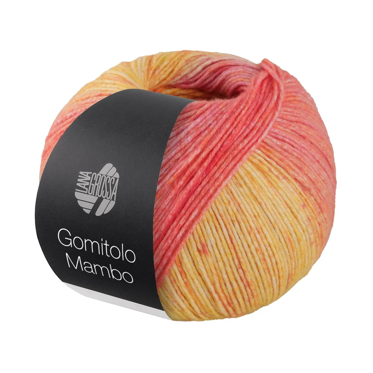 Lana Grossa - Gomitolo Mambo 2031 orange lachsrosa pink hellgelb sonnengelb