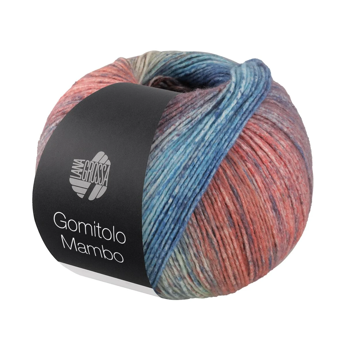 Lana Grossa - Gomitolo Mambo 2035 pflaume erdbeer hellbeige jeans hellblau beere hellgrau
