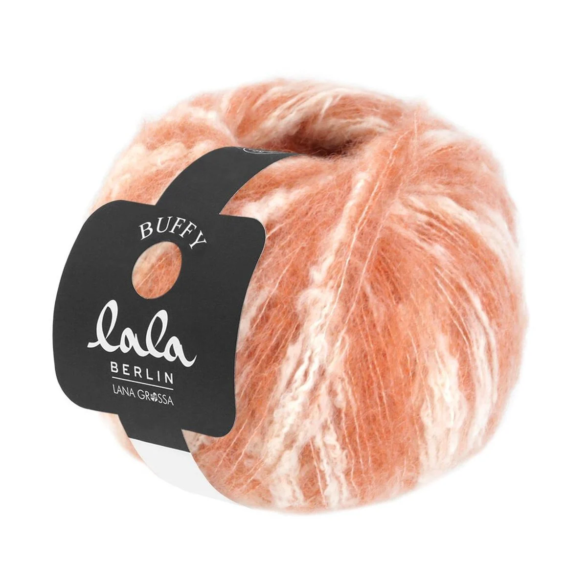 Lana Grossa - Lala Berlin Buffy 0001 lachs rohweiß