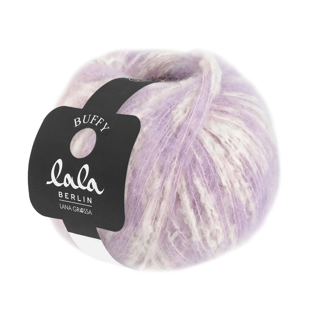 Lana Grossa - Lala Berlin Buffy 0003 lila rohweiß