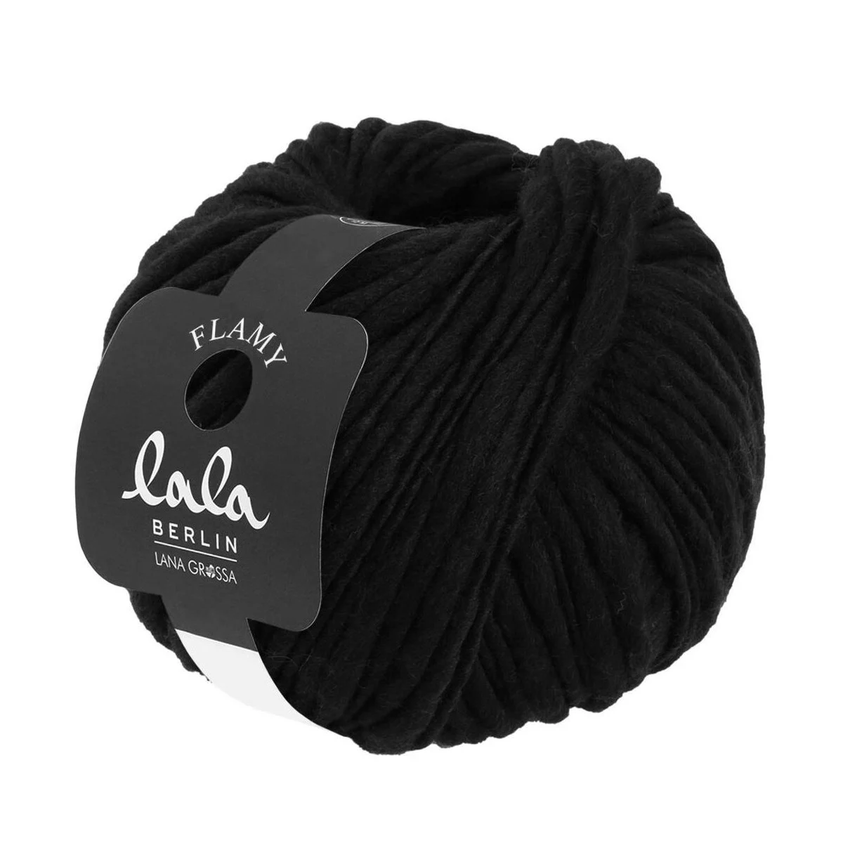 Lana Grossa - Lala Berlin Flamy 0006 schwarz