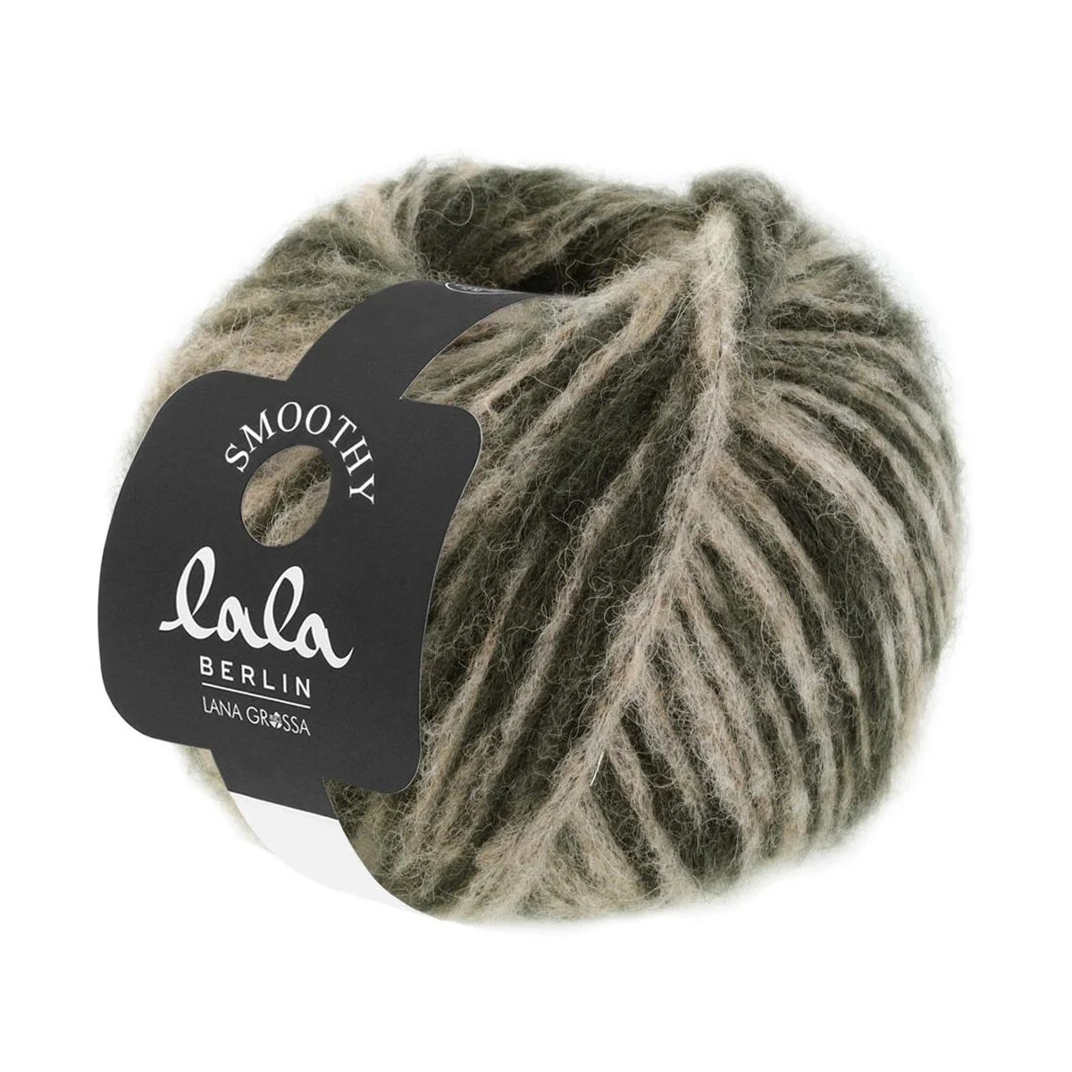 Lana Grossa - Lala Berlin Smoothy 0011 anthrazit taupe