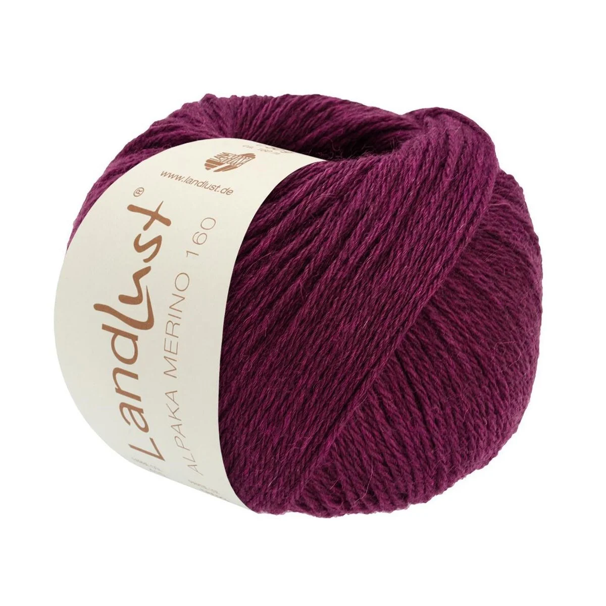 Lana Grossa - Landlust Alpaka Merino 160 0450 brombeerrot