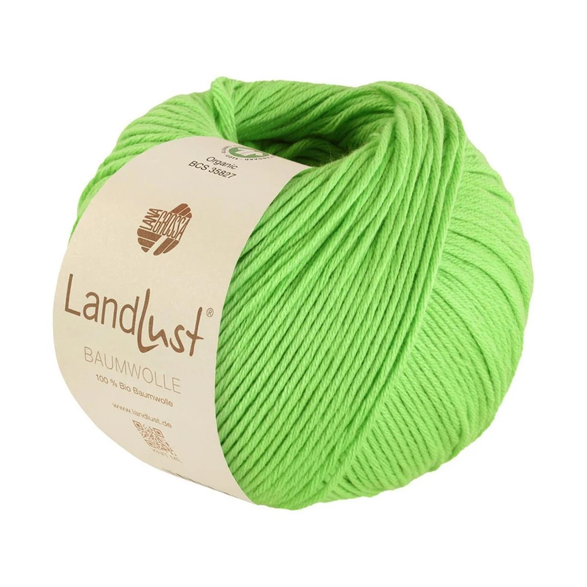 Lana Grossa - Landlust Baumwolle GOTS 0024 frühlingsgrün