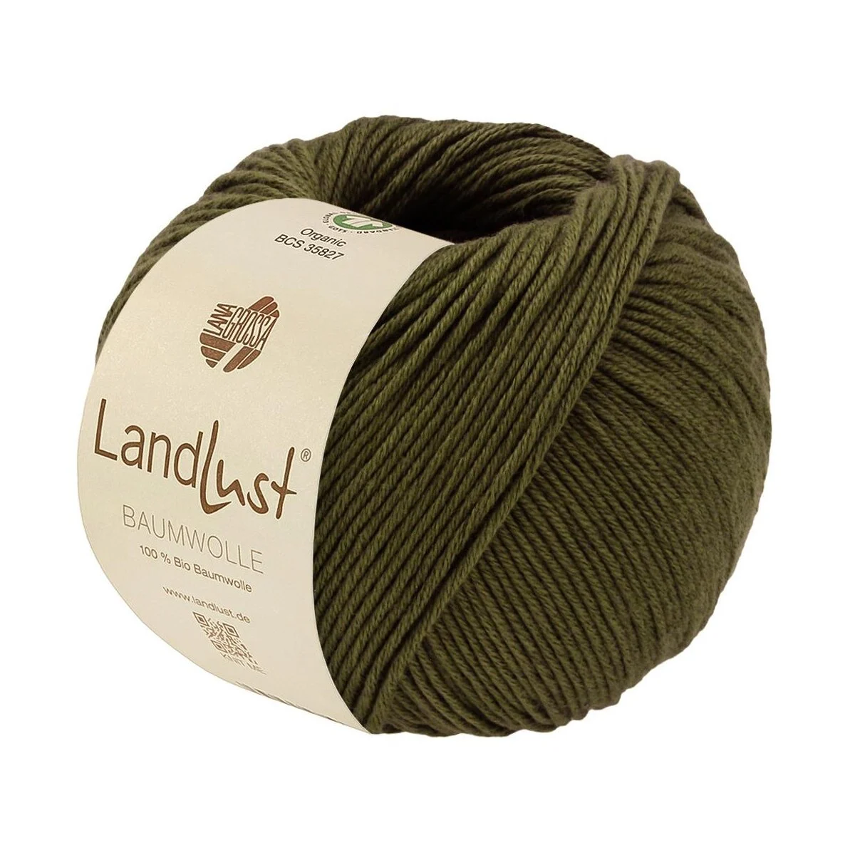 Lana Grossa - Landlust Baumwolle GOTS 0032 moosgrün