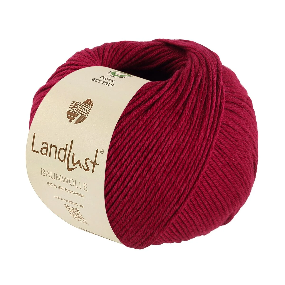 Lana Grossa - Landlust Baumwolle GOTS 0034 kirschrot