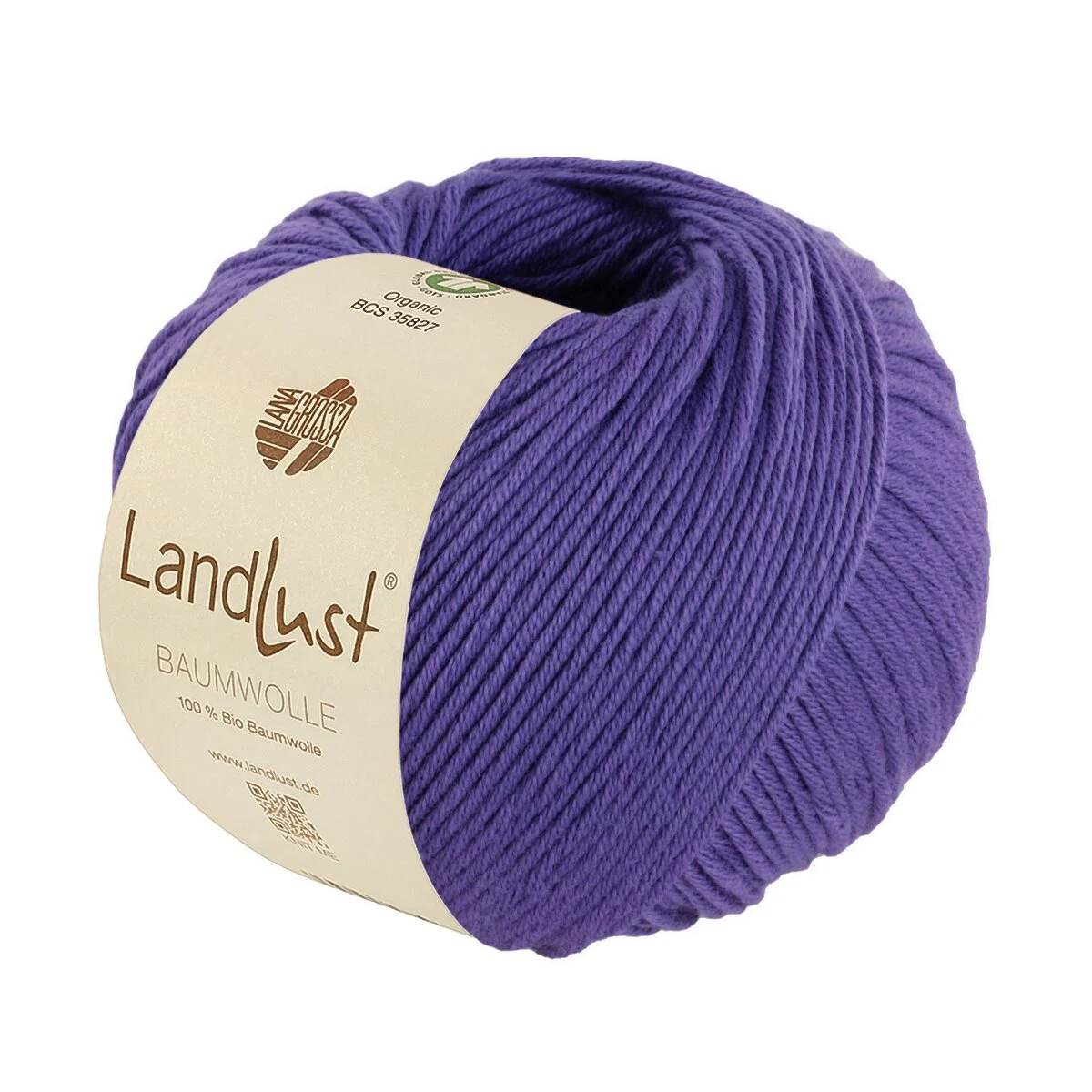 Lana Grossa - Landlust Baumwolle GOTS 0036 blauviolett