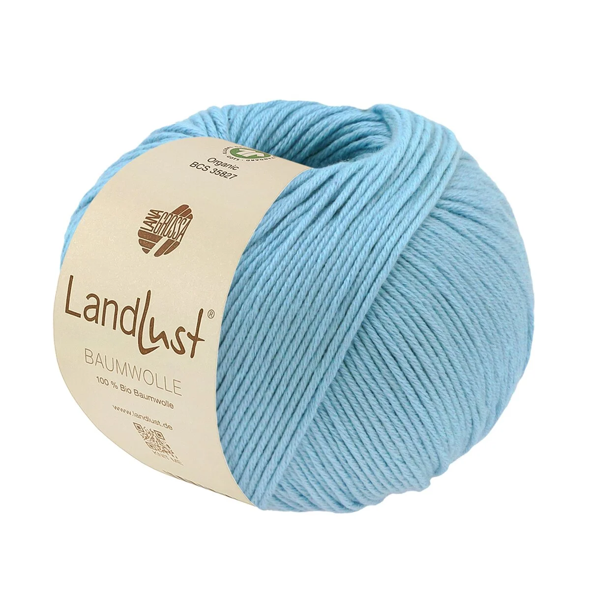 Lana Grossa - Landlust Baumwolle GOTS 0038 hellblau