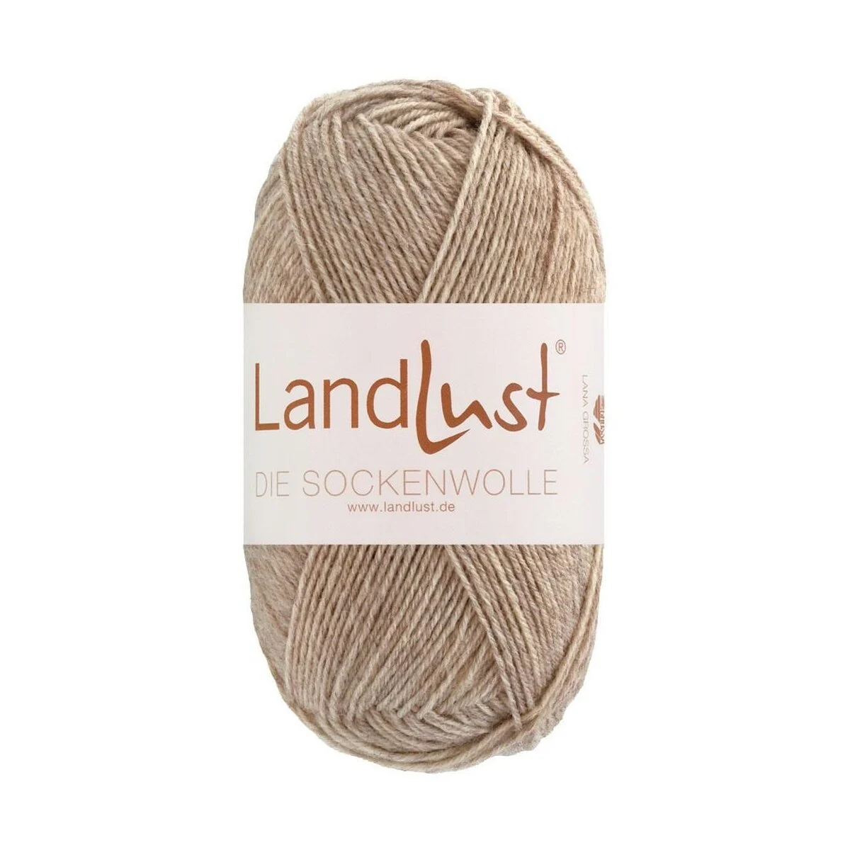 Lana Grossa - Landlust die Sockenwolle 50g Mélange 1609 sand meliert