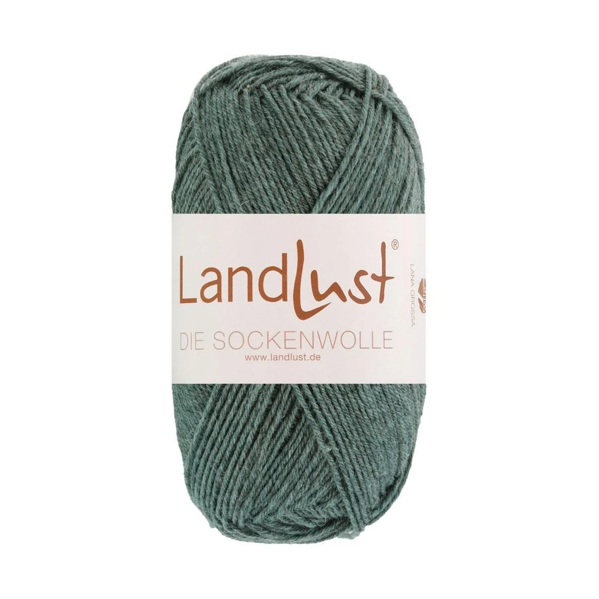 Lana Grossa - Landlust die Sockenwolle 50g Mélange 1611 jade meliert